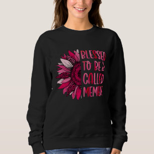 Blessed To Be Called Memere Cute Floral Women Moth Sweatshirt