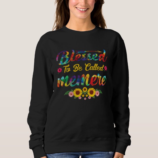 Blessed To Be Called Memere  Mothers Day Sweatshirt (Front)