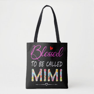 Blessed to be called Mimi Colourful Xmas Tote Bag