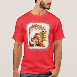 Blessed To Be Called Mimi Gnome Fall Autumn Thanks T-Shirt