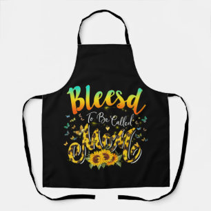 Blessed To Be Called Mom Sunflower Mothers Day Apron