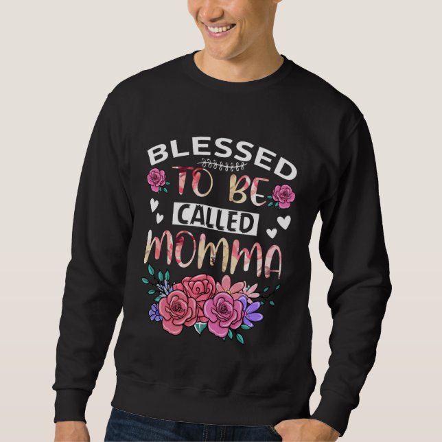 Blessed To Be Called Momma Floral Mothers Day Tees (Front)