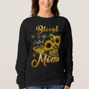 Blessed To Be Called Momo Sunflower Mothers Day 20 Sweatshirt