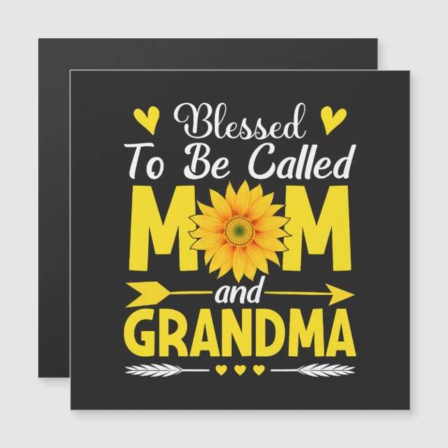 Blessed to Be Called Mum and Grandma (Front/Back)