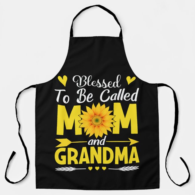 Blessed to Be Called Mum and Grandma Apron (Front)