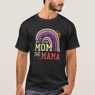 Blessed To Be Called Mum And Mama Mothers Day Rain T-Shirt