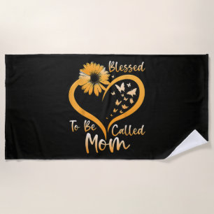 Blessed To Be Called Mum Beach Towel