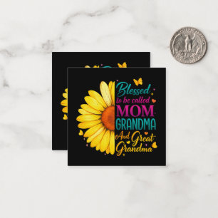 Blessed To Be Called Mum Grandma Great Card