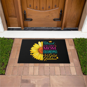 Blessed To Be Called Mum Grandma Great Doormat