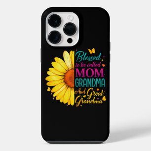Blessed To Be Called Mum Grandma Great iPhone 14 Pro Max Case