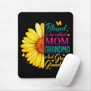 Blessed To Be Called Mum Grandma Great Mouse Pad