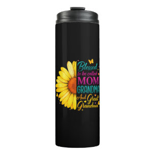 Blessed To Be Called Mum Grandma Great Thermal Tumbler