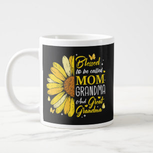 Blessed to Be Called Mum Grandma Large Coffee Mug