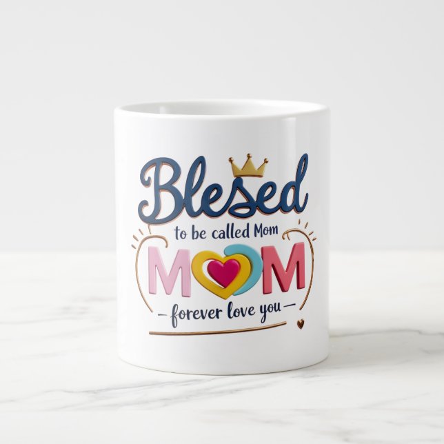 Blessed to Be Called Mum – Jumbo Mug (Front)