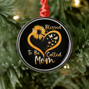 Blessed To Be Called Mum Metal Ornament