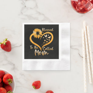 Blessed To Be Called Mum Napkin