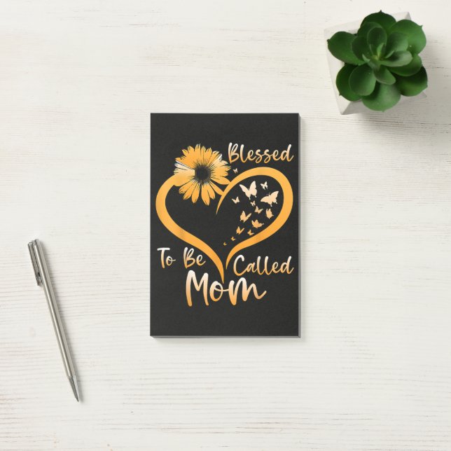 Blessed To Be Called Mum Post-it Notes (Office)
