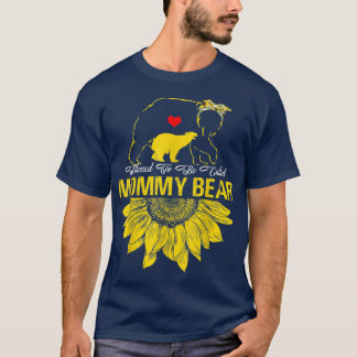 Blessed To Be Called Mummy Bear Sunflower Gifts Mo T-Shirt