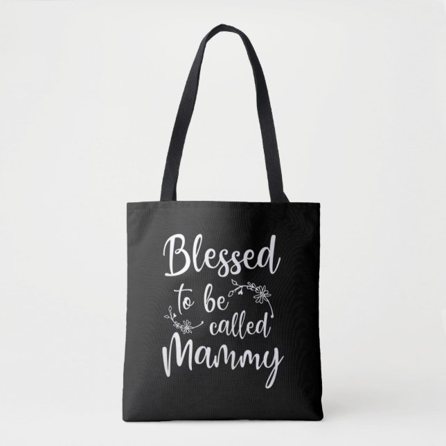 Blessed To Be Called Mummy Christmas Tote Bag (Front)