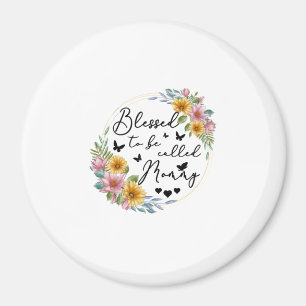 Blessed To Be Called Mummy Sunflower Mummy Mothers Magnet