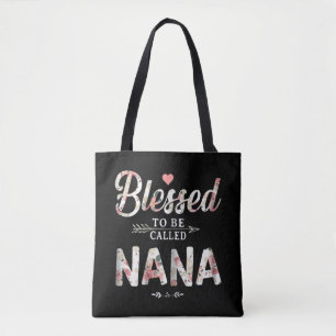 Blessed To Be Called Nana Christmas Tote Bag