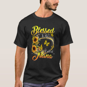 Blessed To Be Called Nana Cute Sunflower Mother s T-Shirt