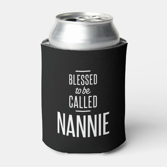 Blessed To Be Called Nannie Can Cooler (Can Front)