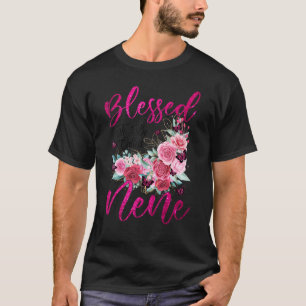 Blessed To Be Called Nene Heart Flower Cute Mother T-Shirt