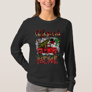 Blessed To Be Called Nina Christmas Red Truck T-Shirt