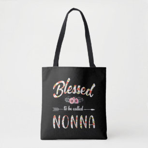 Blessed to be called Nonna Colourful Christmas  Tote Bag