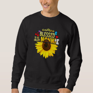 Blessed To Be Called Nonnie Womens Sunflower Nonni Sweatshirt