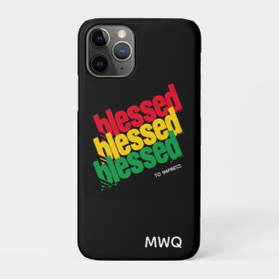 BLESSED TO IMPRESS Monogram iPhone 11 Pro Case