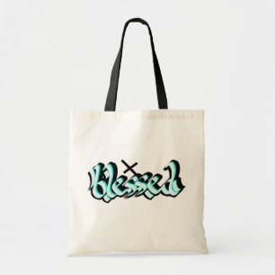Blessed Urban Street Art Tote Bag