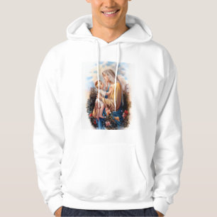 Blessed Virgin Mary and Infant Child Jesus Hoodie