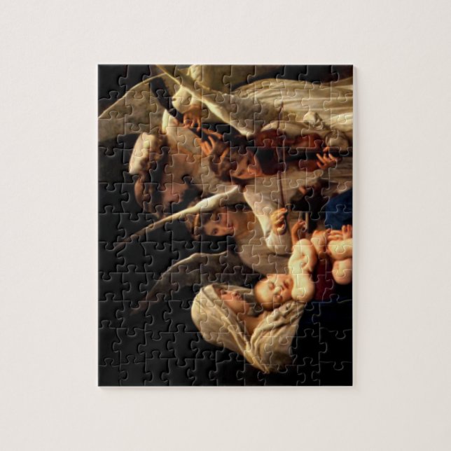 Blessed Virgin Mary and Infant Child Jesus Jigsaw Puzzle (Vertical)