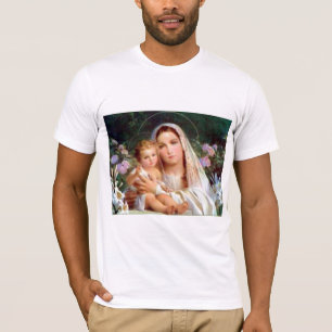Blessed Virgin Mary and Infant Child Jesus T-Shirt