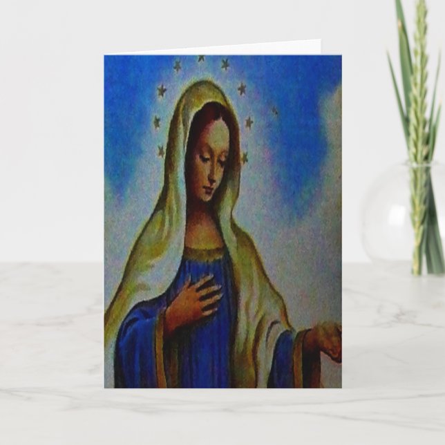 Blessed Virgin Mary Card (Front)