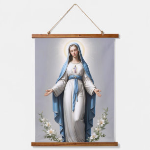Blessed Virgin Mary Christian Catholic Hanging Ta Hanging Tapestry
