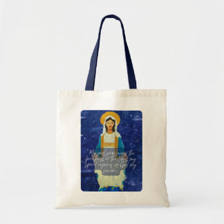 Blessed Virgin Mary Christian Tote Bag