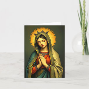 Blessed Virgin Mary Greeting Card
