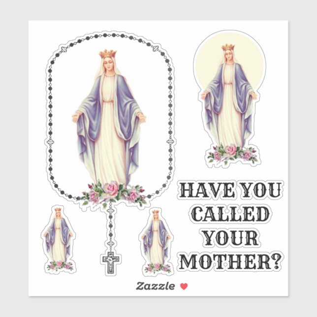 Blessed Virgin Mary Holy Rosary (Sheet)
