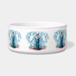 Blessed Virgin Mary Jesus Roses Angels