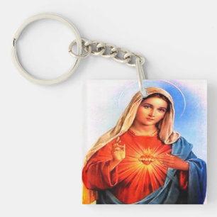 Blessed Virgin Mary Key Ring
