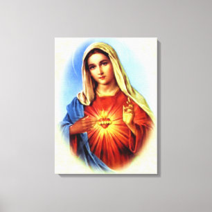 Blessed Virgin Mary - Mother of God Canvas Print