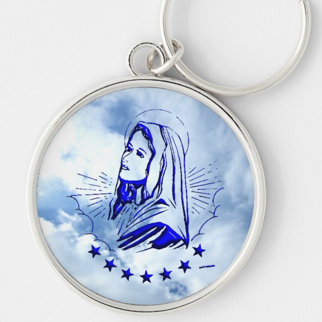 Blessed Virgin Mary - Mother of God Key Ring (Front)