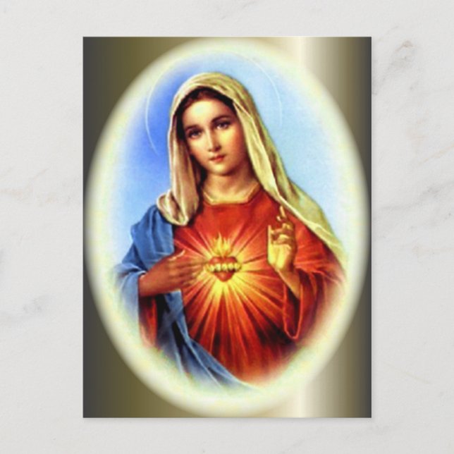Blessed Virgin Mary - Mother of God Postcard (Front)