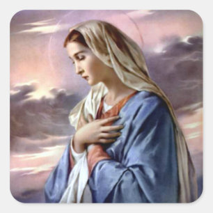 Blessed Virgin Mary - Mother of God Square Sticker