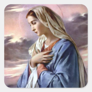 Blessed Virgin Mary - Mother of God Square Sticker