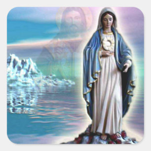 Blessed Virgin Mary - Mother of God Square Sticker