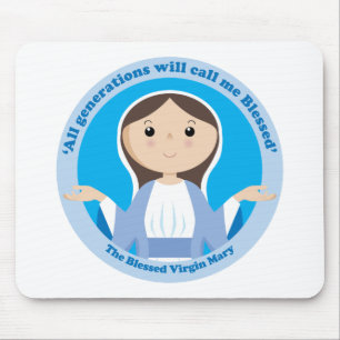 Blessed Virgin Mary Mouse Pad